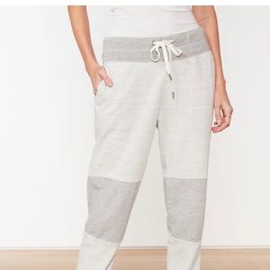 James Perse gray cotton jogger sweatpants